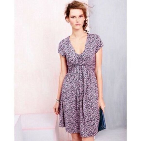 Garnet Hill | Dresses | Garnet Hill S 4 Garden Party Dress Jersey Knit